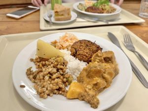 Buffet  at Country Life Restaurant in Prague