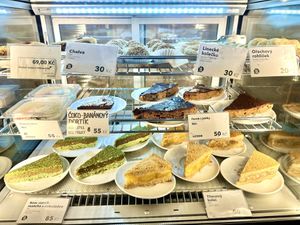 Cakes  at Country Life Restaurant in Prague