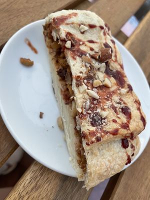 Apple pie  at Country Life Restaurant in Prague