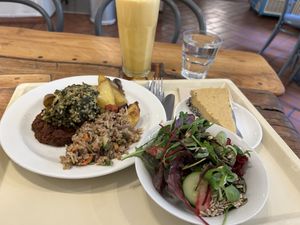 Mixed stuff from the buffet  at Country Life Restaurant in Prague