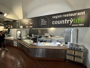 Inside  at Country Life Restaurant in Prague