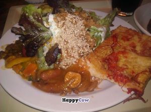 Pizza and other delicious food at the buffet at Country Life - Melantrichova in Prague, Czech Republic. at Country Life Restaurant in Prague