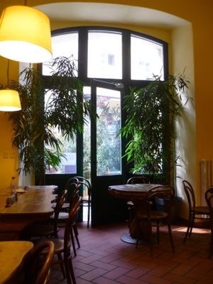 interior at Country Life Restaurant in Prague