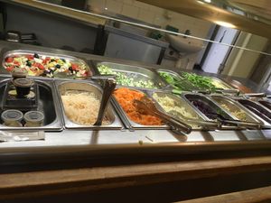 buffet at Country Life Restaurant in Prague