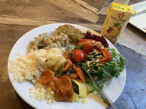 From the buffet! at Country Life Restaurant in Prague