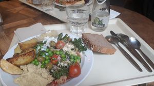 Buffet at Country Life Restaurant in Prague