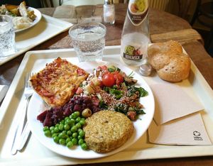 Buffet at Country Life Restaurant in Prague