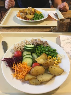Hearty food at Country Life Restaurant in Prague