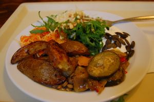 My dinner at Country Life Restaurant in Prague