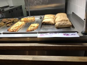 Pizza and burrito  at Country Life Restaurant in Prague