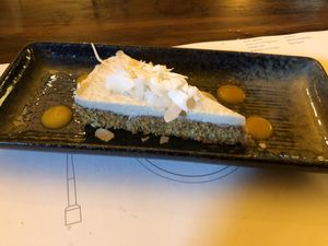 Raw cake with coconut frosting...yesss!!! at Matoni in Split