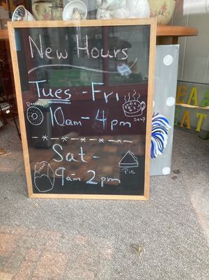 Hours as of March 2022 at Seasons' Eatings in Napoleon