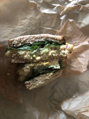 Chickpea Salad Sandwich 10/10  at Seasons' Eatings in Napoleon