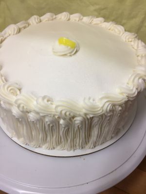 Kyra made this scrumptious lemon cake with lemon filling recently.  at Seasons' Eatings in Napoleon