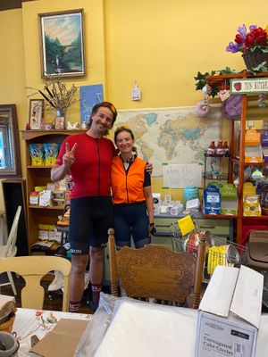 Visitors from all over the world! at Seasons' Eatings in Napoleon