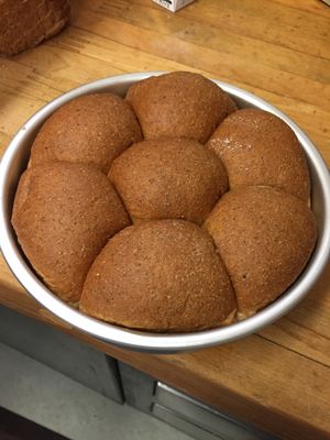 House made whole wheat dinner rolls at Seasons' Eatings in Napoleon