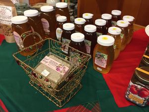 Local honey from Dick's Maple Farm, and Meyers Honey.   at Seasons' Eatings in Napoleon