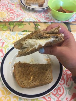 Robin’s Reuben (vegan style) at Seasons' Eatings in Napoleon