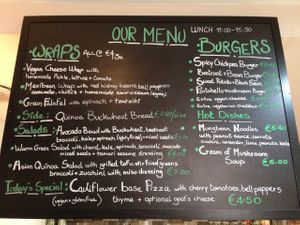 Lunch menu at The Grassy Hopper  in Valletta