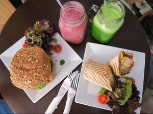 all Vegan at The Grassy Hopper  in Valletta