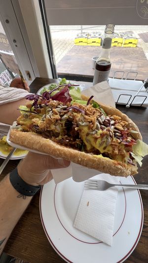 Döner  at Loving Hut in Lueneburg