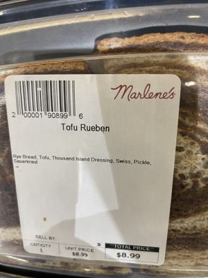 Terrific and big.  Only needs a bit more Thousand Island at Marlene's Market and Deli in Federal Way