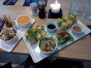 Raw vegan sushi menu at simpleRAW in Copenhagen