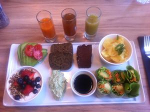 Brunch at simpleRAW in Copenhagen