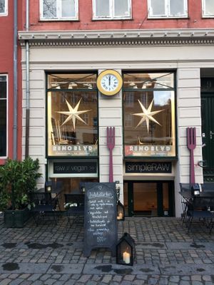 Front of building at simpleRAW in Copenhagen