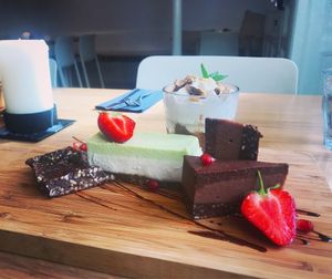 dessert tapas  at simpleRAW in Copenhagen