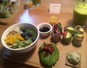 Amazing brunch! Organic, raw and vegan. at simpleRAW in Copenhagen