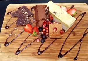 Tapas dessert vegan ! Delicious!! at simpleRAW in Copenhagen