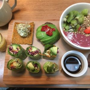 Brunch time at Simple Raw!  at simpleRAW in Copenhagen