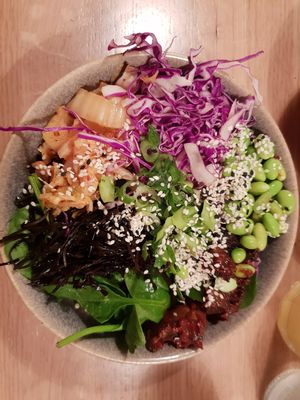 Kimchi bowl at simpleRAW in Copenhagen