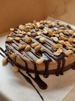 Peanutcake out of house at simpleRAW in Copenhagen