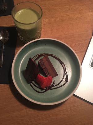 Raw Chocolate cake  at simpleRAW in Copenhagen