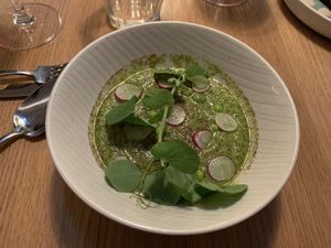 Gazpacho  at simpleRAW in Copenhagen