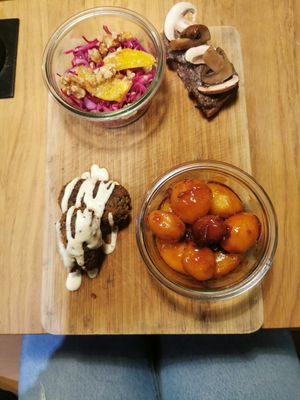 Christmas board at simpleRAW in Copenhagen