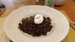 Arroz negro at Fang i Aram in Menorca