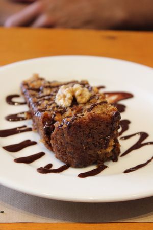 Tarta de calabaza at Fang i Aram in Menorca