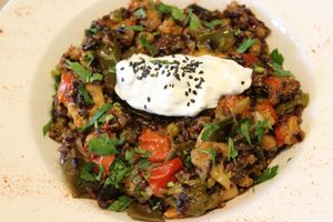 Arroz negro at Fang i Aram in Menorca