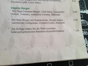 Menu at Delikat am Stadewäldchen in Dortmund