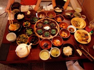 Full course  at SanChon Korean Temple Cooking - 산촌 사찰음식전문점 in Seoul
