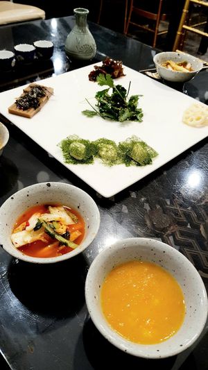 First course at SanChon Korean Temple Cooking - 산촌 사찰음식전문점 in Seoul