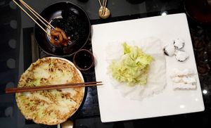 Second course at SanChon Korean Temple Cooking - 산촌 사찰음식전문점 in Seoul