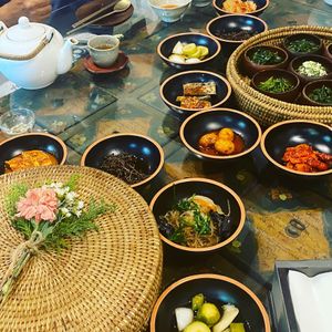 I loved everything about this! at SanChon Korean Temple Cooking - 산촌 사찰음식전문점 in Seoul