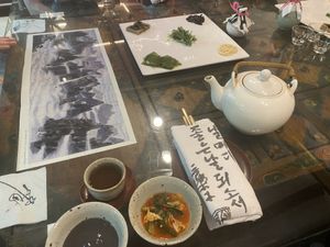 First course   at SanChon Korean Temple Cooking - 산촌 사찰음식전문점 in Seoul