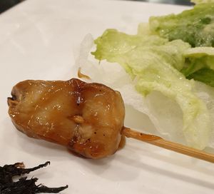 mushroom satay at SanChon Korean Temple Cooking - 산촌 사찰음식전문점 in Seoul
