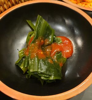 seaweed chilli sauce at SanChon Korean Temple Cooking - 산촌 사찰음식전문점 in Seoul