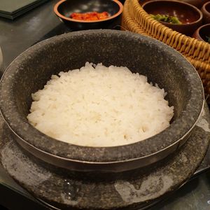 rice at SanChon Korean Temple Cooking - 산촌 사찰음식전문점 in Seoul
